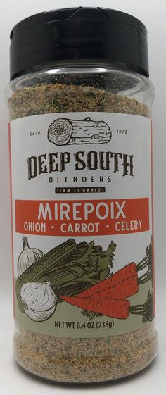 deep south blenders mirrefox onion carrot celery