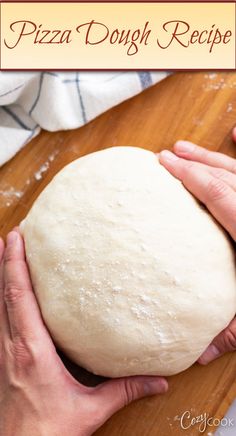 A big ball of Pizza Dough on a cutting board Tacos Crockpot, Easy Pizza Dough Recipe, Make Homemade Pizza, Making Dough, Pizza Dough Recipe Easy, Bariatric Friendly Recipes, Best Homemade Pizza, Easy Pizza Dough, Chicken Tacos Crockpot