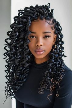 Natural Afro Hairstyles for Effortless Beauty Crochet Braids Hairstyles Curls, Treat Dandruff, Crochet Hair Styles Freetress, Party Make-up, Curly Crochet Hair Styles, Cute Braided Hairstyles, Braided Cornrow Hairstyles, Pelo Afro, Twist Braid Hairstyles