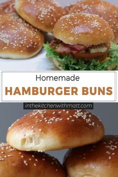 Learn how to make amazing homemade hamburger buns. If you love hamburgers and want to make the buns from scratch give this awesome hamburger bun recipe a try!