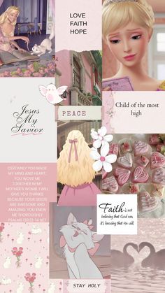 a collage of princesses and their names