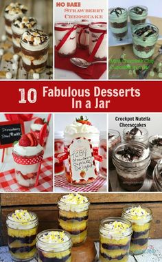 10 fabulous desserts in a jar