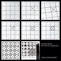 four squares that have been drawn in different ways, with the words brax by helen williams