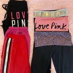 Selling Pink Pants And Leggings On My Page! (Do Not Buy This Listing) Everything That Isn’t Sold That’s Shown Above Is Listed On My Page For Purchase! -Low Rise Early 2000s Black Pink Sweatpants (Size S-M) -Dark Pink Pink Sweatpants (Size Xs) -Pink Red Windbreaker Track Pants (Size S) -White Love Pink Waist Leggings (Size S) -*Sold*Peach Waist Love Pink Leggings (Size Xs -*Sold* Purple Cheetah Print Capris (Size S) Rare Pink Y2k Pink Early 2000s Victoria’s Secret Pink Fold Over Waist Yoga Pants Pink Fold Over Waist Leggings Trashy Y2k Mcbling Cheetah Print Sequins Trashy Y2k Mcbling, Purple Cheetah Print, Windbreaker Track Pants, 2000s Pink, Vs Pink Leggings, Red Windbreaker, Pink Bottoms, Pink Sweatpants, Trashy Y2k