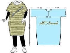 an image of a woman's dress with measurements