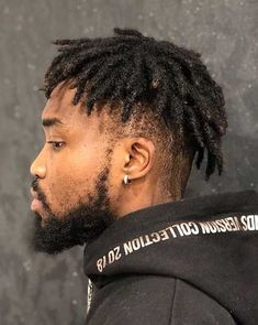 Dreadlock Styles For Men, Afro Fade Haircut, Top Haircuts For Men, Curly Hair Fade, Dreadlock Styles