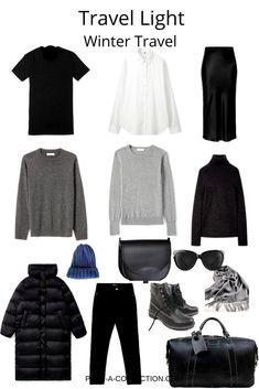 Travel Light Winter, Travel Fashion Winter, Vacation Videos, Classy Yet Trendy, Suitcase Travel, Cooler Style, Travel Capsule Wardrobe, Winter Capsule Wardrobe