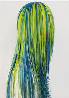 Hair Colorful, Split Dyed Hair, Multi Colored Hair, Dyed Hair Inspiration, Punk Hair, Funky Hairstyles, Hair Stylies