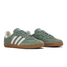 Size 6.5 - Worn A Few Times But I Need A Smaller Size Adidas Shoes Women Green, Adidas Shoes Green, Green Sambas, Adidas Sambas, Green Adidas, Shoes Green, Adidas Shoes Women, Xmas List, Adidas Samba