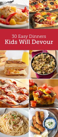 the top 10 easy dinner ideas for kids will devour