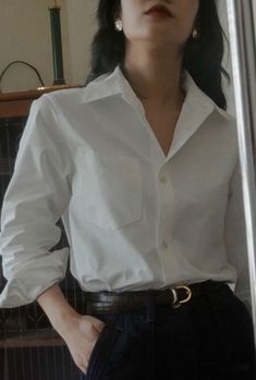 Woman In Suit, Korean Outfit Street Styles, Korean Casual Outfits, Casual Day Outfits, Elegante Casual, Tomboy Style Outfits, Classy Work Outfits, Looks Street Style, Stylish Work Outfits