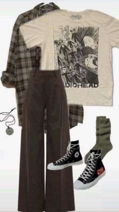 Stile Ragazza Skater, Look Grunge, Mode Hippie, Tomboy Style Outfits, Of Outfits, Swaggy Outfits, Tarzan, 가을 패션, Edgy Outfits