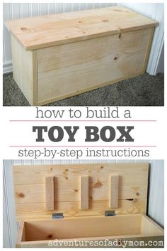 how to build a toy box step - by - step instructions