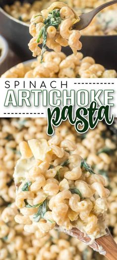 spinach artichoke pasta, spinach artichoke spaghetti, creamy pasta recipe, alfredo and spinach pasta, fast vegetarian recipes, no meat recipes, noodle recipes, pasta recipes, quick dinners Artichoke Pie Recipe, Pasta Casserole, Creamy Spinach