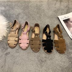 Elegant Shoes with Padded Insoles and Breathable Pigskin Upper Elegant Slippers, Chic High Heels, Cozy Shoes, Soft Sandals, Footwear For Women, Low Heel Sandals, Travel Shoes, Elegant Shoes, Shoe Sole