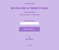 the homepage for an online dating site, which is being used to promote men