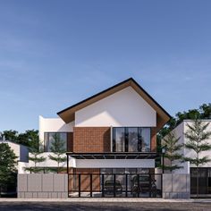 Design by @Isometristudio
Ig: @Isometristudio Facade House Modern, Modern Japanese House, Scandinavian House, 3 Storey House Design, Small Modern House Plans, Home Designs Exterior, Living Luxury