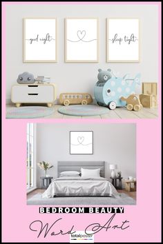 the bedroom is clean and ready to be used as a child's playroom