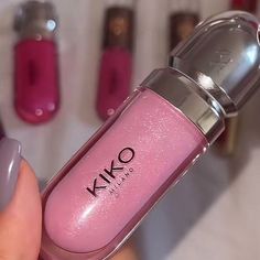 Kiko Milano Lipgloss, Kiko Milano Makeup, Kiko Gloss, Milani Lipgloss, Kiko Lipgloss, Gloss Kiko, Purple Lip Gloss, Bubble Gum Flavor, Coconut Lip Balm