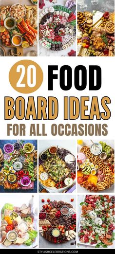 20 Food & Snack Board Ideas for Any Occasion Various Charcuterie Boards, Charcuterie Board Potato, Creative Food Boards Ideas, Sharing Platter Boards, Boards Food Ideas, Chutney Board Ideas, Fried Food Board, Filling Charcuterie Board, Summer Platter Ideas