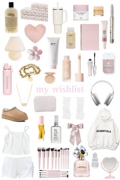 Christmas Wishlist For Teens, Wishlist Pink, Xmas List Ideas, Girly Christmas Gifts, Cute Birthday Ideas, Pink Lifestyle, Cute Lazy Day Outfits, Girly Gifts, Lazy Day Outfits