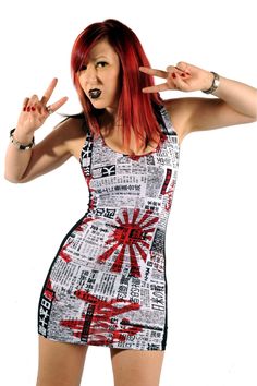 Lip Service Tokyo Idol Japanese Print Punk Dress Punk Rock Dress. Me want. Punk Rock Dress, Rock Dress, Punk Dress, Japanese Print, Lip Service, Japanese Prints, Punk Rock, Fur Coat, Tokyo