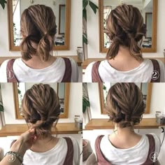 Diy Wedding Hair, Hoco Hair Ideas Down, Peinados Fáciles Para Cabello Corto, Hoco Hair Ideas, Short Hair Updo, Hoco Hair, Braids For Short Hair, Homecoming Hairstyles