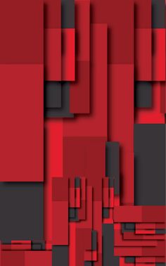 an abstract red and black background with squares, rectangles, and lines on it