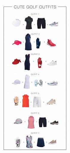 the ultimate guide to golf clothes for men and women, with instructions on how to wear them