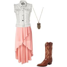 Jean Jacket with boots Jean Jacket With Dress, Jacket With Dress, Long Pink Dress, Pink Long Dress, Skirts With Boots, Grey Vest, Maxi Skirt Dress, Dress Boots, Dress With Boots