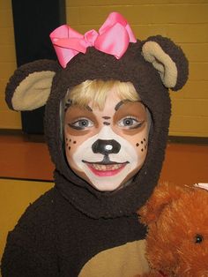 Bear face paint Face Paintings, Bear Face, Face Painting Designs, Painting Designs