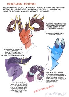 an image of some type of animal with different types of headgear and hands