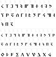 some type of font that is in different languages