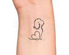 Heart Paw Prints Temporary Tattoo Choose Your Number of Paw Prints Dog Tattoo - Etsy Tiny Paw Print Tattoo Dogs, Simple Paw Print Tattoo, Tiny Paw Print, Infinity Symbol Tattoo, Tiny Tattoos For Women, Cute Simple Tattoos, Tattoos For Dog Lovers