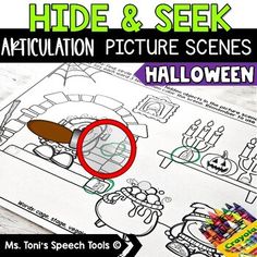 a halloween themed activity for kids to color