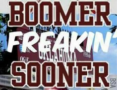 a poster with the words boomer freakin'and some football players on it