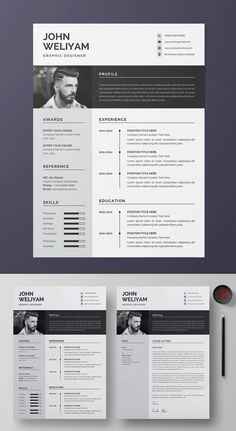 the professional resume template is ready to be used for any job