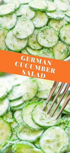 the cucumber salad is ready to be eaten