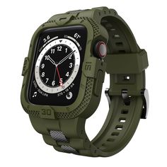 PRICES MAY VARY. Super Easy Install - All in one rugged band with protective case compatible for Apple Watch 45mm/44mm/42mm all series (NOT for 49mm/41mm/40mm/38mm). Snap-on type for a quick and easy installation,no worries about falling out. All-Round Protections - Made of durable and flexible shockproof TPU, gives a rugged and more manly look and provides full protection from scratches and shocks. Please kindly note there is no screen protector included. Adjustable Sport Bands - Fit wrist size Rugged Watches, Rugged Men, Men Sport, Water Proof Case, Iphone Accessories, Mens Band, Apple Watch Band, Apple Watch Series, Tempered Glass Screen Protector