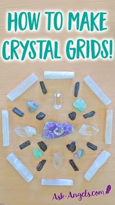 How To Make A Crystal Grid, Handmade Hobbies, Souls Purpose, Zodiac Crystals, How To Make Crystals