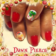 Summer Santa nail Art, tropical Christmas nail Art, Santa nail art, Christmas nail art, Dawn Peirce Christmas Palm Tree Nails, Hawaii Christmas Nails, Hawaiian Christmas Nails, Beach Christmas Nails, Christmas Beach Nails, Christmas Cruise Nails, Christmas Beach Vacation Nails, Holiday Nails Palm Tree, Christmas In Hawaii Nails