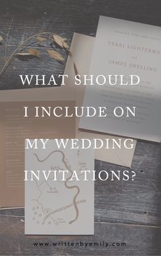 what should i include on my wedding invitations? - whimseymily com