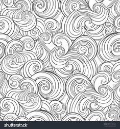 an abstract black and white background with swirls