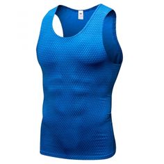 Gym Tank Top Blue Men's Workout Vest Cheap Gym Tank Top Blue Men's Workout Vest | Best Cheap Workout Clothes [20200706-4] - $12.56 : FashionSonder - Online Cheap Workout Clothes & Yoga Clothes Shop For Women and Men Men's Workout, Gym Workout Outfits, Singlet Tops