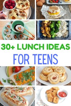 the top ten lunch ideas for teens