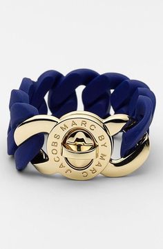 A Bracelet, Blue And Gold, Marc By Marc Jacobs, Accessories Jewelry, Stretch Bracelet, Stretch Bracelets, Jewellery And Watches, Marc Jacobs