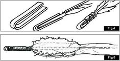 three different types of scissors are shown in black and white, including one with an arrow