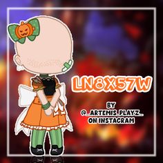 an anime character holding a camera in front of a background with the words linoxstw on it