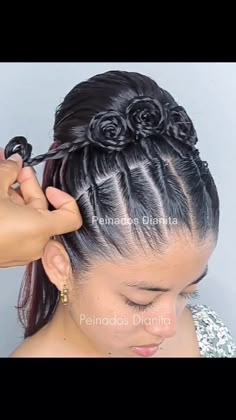 2.5M views · 57K reactions | Peinado facil para fiesta 😍🔥 | Increible idea de peinado para fiesta 😍 | By Peinados Dianita | Facebook Iconic Hairstyles, Cute Toddler Hairstyles, French Braid Ponytail, Girl Hair Dos, Toddler Hairstyles, Hair Tinsel, Eye Makeup Techniques, Toddler Hairstyles Girl