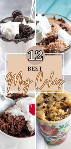 Microwave Mug Cake Recipes Microwave Mug Cake Recipes, Best Mug Cake, Mug Dessert Recipes, Mugcake Recipe, Microwave Mug Cake, Mug Cake Recipes, Banana Mug Cake, Instant Dessert, Vanilla Oreo